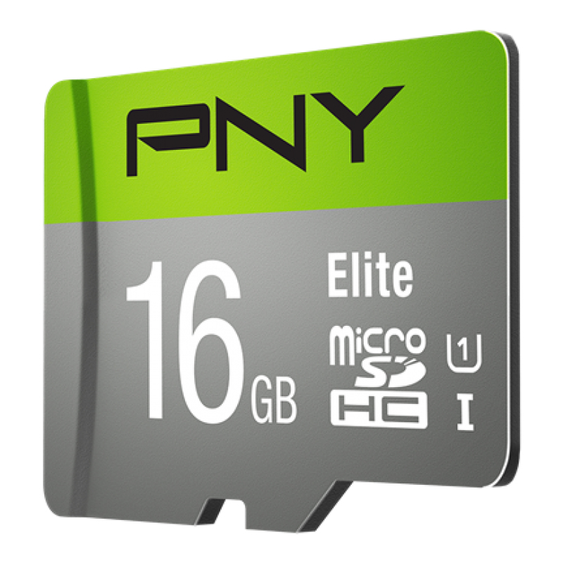 PNY Elite - Flash-Speicherkarte (microSDHC/SD-Adapter inbegriffen), Ansicht 2