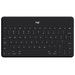 Logitech Keys-To-Go - Russisch - 17 cm - 12 mm - Apple - iPad - iPhone - Apple TV - Schwarz