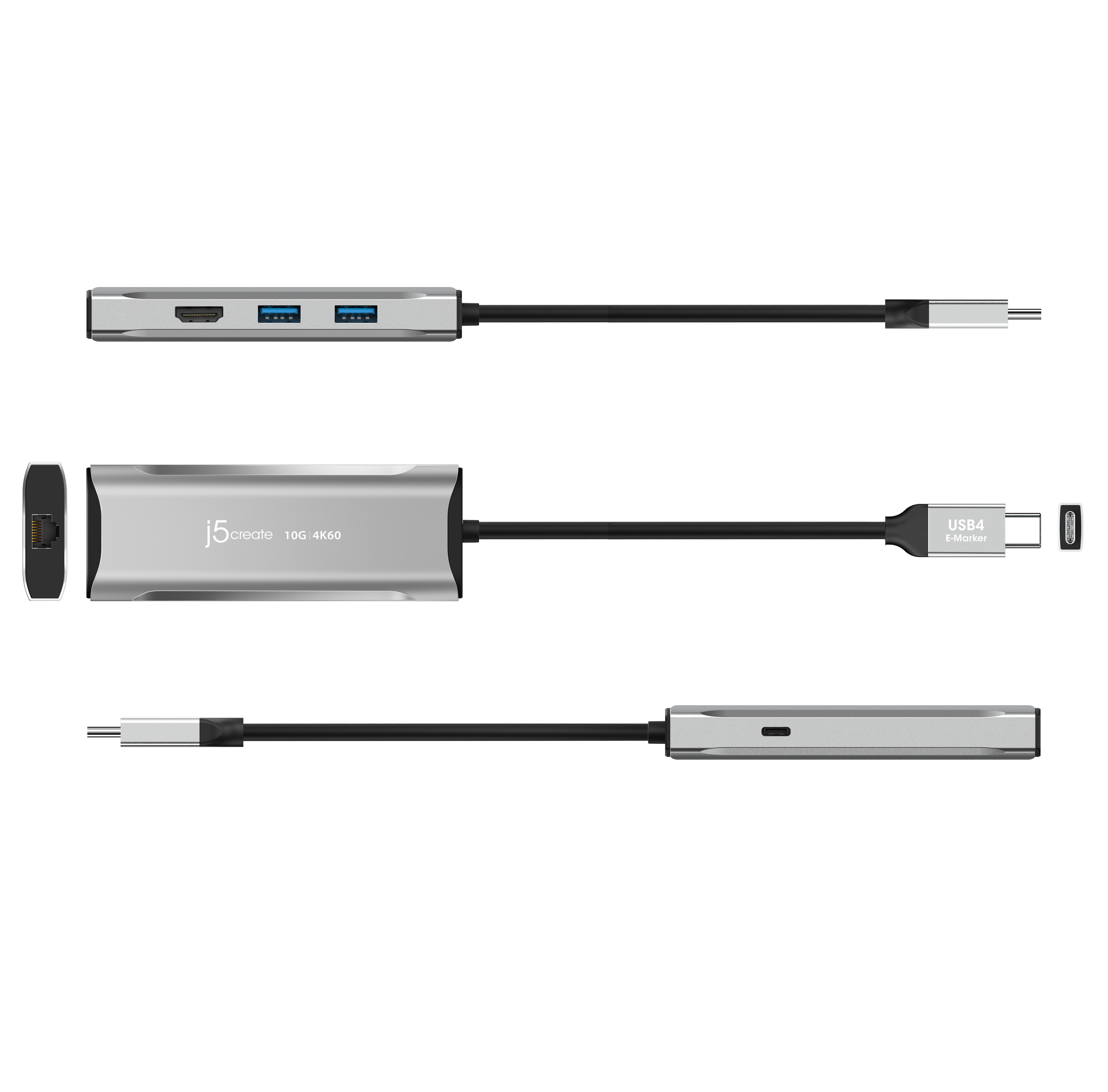 j5create JCD392-N - Dockingstation - USB-C / USB4 / Thunderbolt 3 / Thunderbolt 4, Ansicht 2