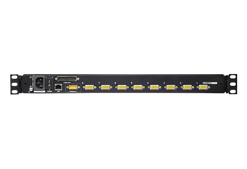 ATEN Slideaway CL5708IM - KVM-Konsole mit KVM-Switch - 8 Anschlüsse - PS/2, USB - britisch - 43.2 cm (17), Ansicht 2