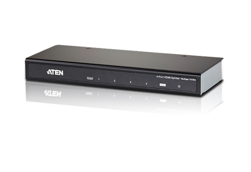 ATEN VS184A - Video-/Audio-Splitter - 4 x HDMI, Ansicht 2