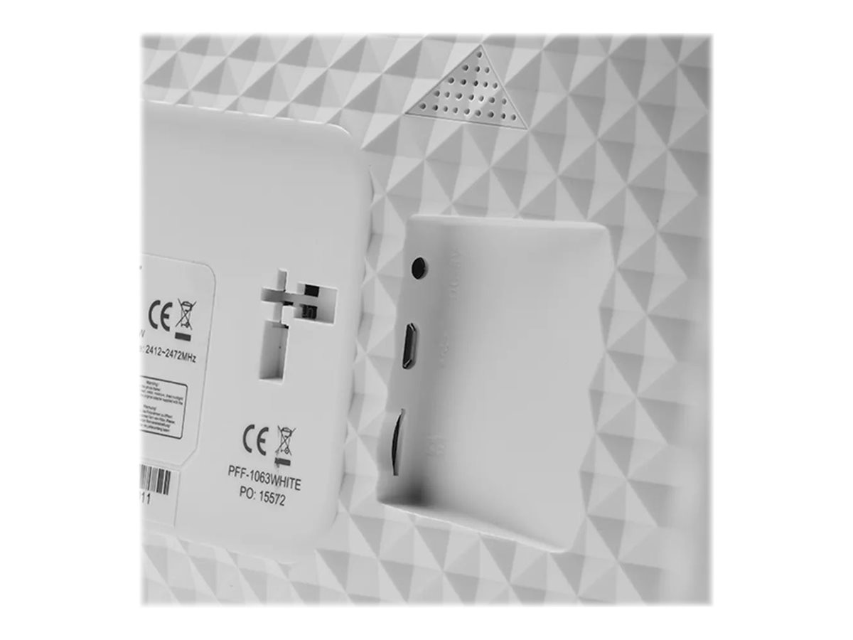 Inter Sales Bilderrahmen 10.1" PFF-1063 wi-fi white - Digitaler Foto-Rahmen - 16 GB, Ansicht 3