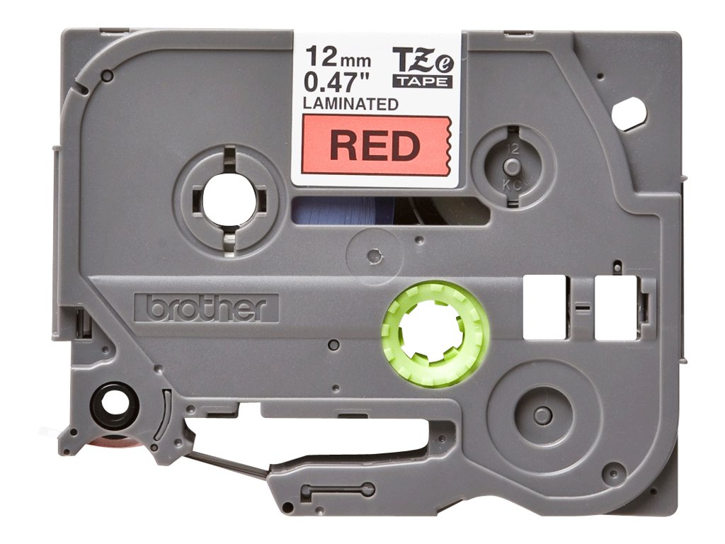 Brother TZe-431 - Schwarz auf rot - Rolle (1,2 cm x 8 m), Ansicht 3