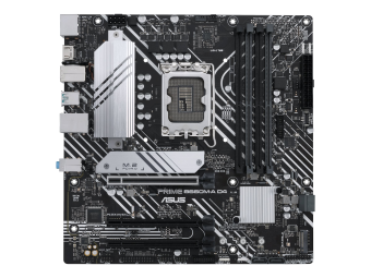 ASUS PRIME B660M-A D4-CSM - Motherboard - micro ATX - LGA1700-Sockel - B660 Chipsatz - USB 3.2 Gen 1 USB-C 3.2 Gen 1 USB 3.2 Gen 2 - Gigabit LAN - Onboard-Grafik (CPU erforderlich)