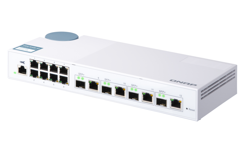 QNAP QSW-M408-4C - Switch - managed - 8 x 10/100/1000 + 4 x C 10 G-Bit SFP+, Ansicht 3