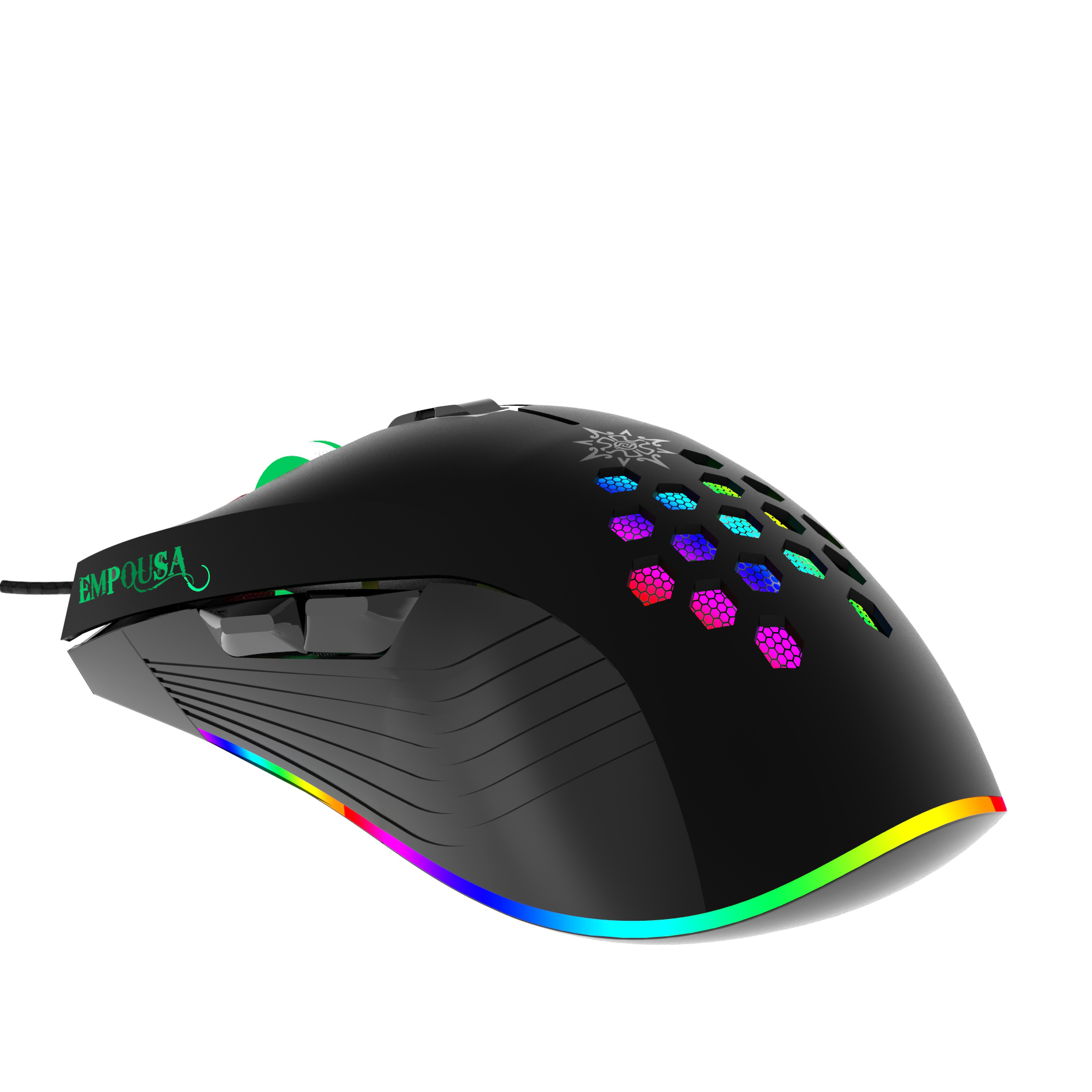 INCA IMG-347 - rechts - Optisch - USB Typ-A - 7200 DPI - Schwarz, Ansicht 4