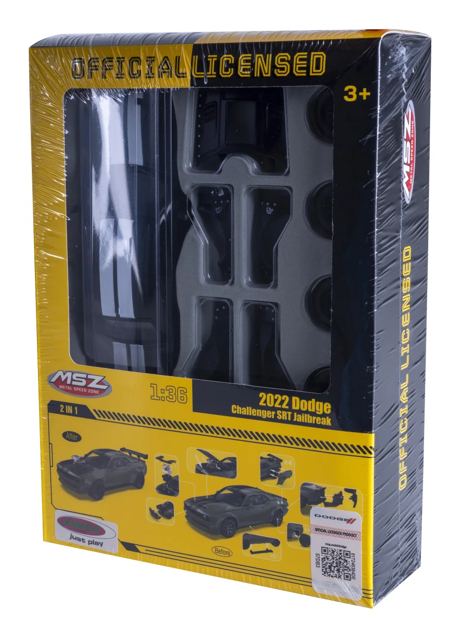 JAMARA Dodge Challenger SRT Jailbreak 2in1 1 36 schwarz 3+, Ansicht 3