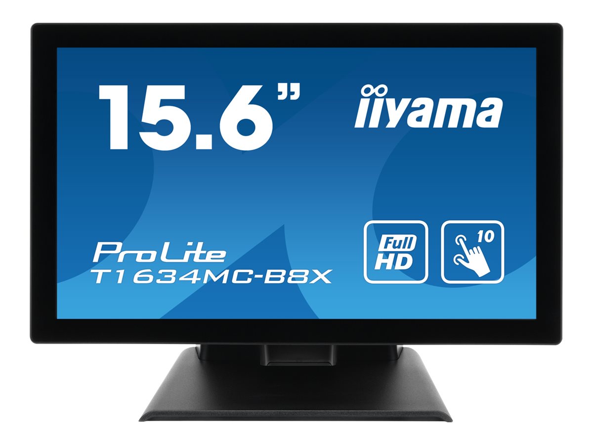 iiyama ProLite T1634MC-B8X, 39,6cm (15,6 Zoll), Projected Capacitive, 10 TP, Full HD, schwarz