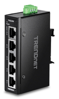 TRENDnet TI-ELC50 Ethernet Switch Industrial DIN-Rail Mini - Switch - 01 Gbps