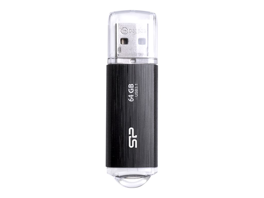 Silicon Power USB-Stick  64GB  USB3.1 B02 Black