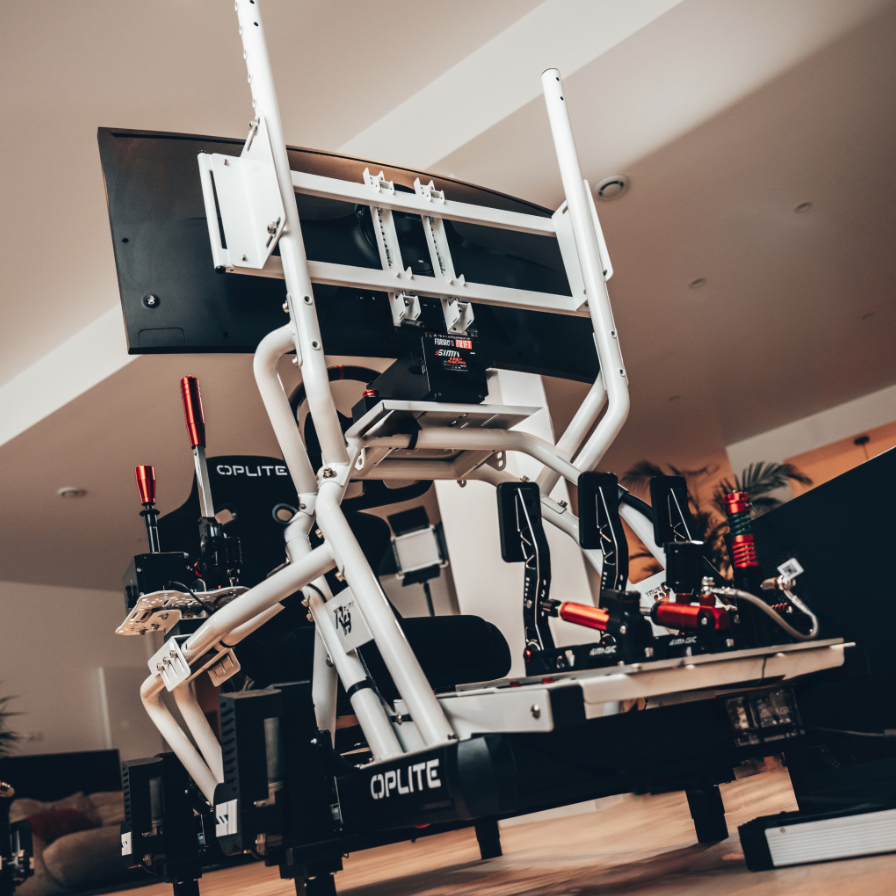 Oplite Monitor Mount R8 Single white retail, Ansicht 2