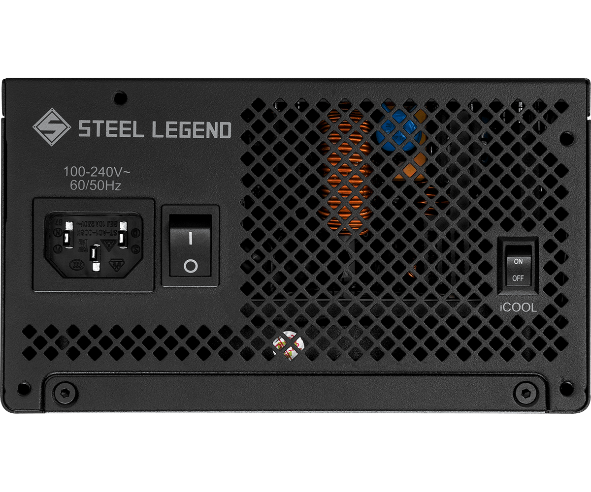 ASRock Steel Legend SL-1000G ATX 80+ Gold BK retail - PC-/Server Netzteil - ATX, Ansicht 3