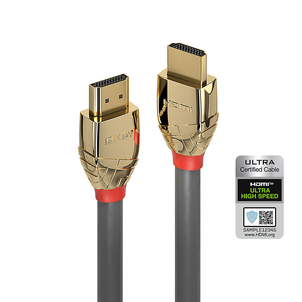 Lindy Gold Line - Ultra High Speed - HDMI-Kabel mit Ethernet, Ansicht 2