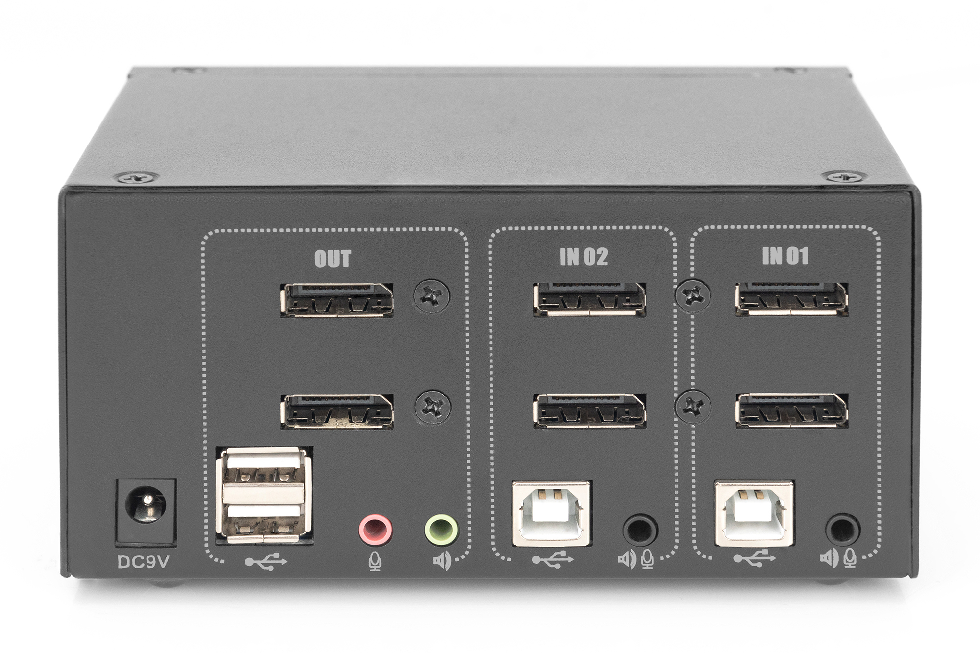 DIGITUS DS-12862 - KVM-/Audio-/USB-Switch - 2 x KVM port(s), Ansicht 2