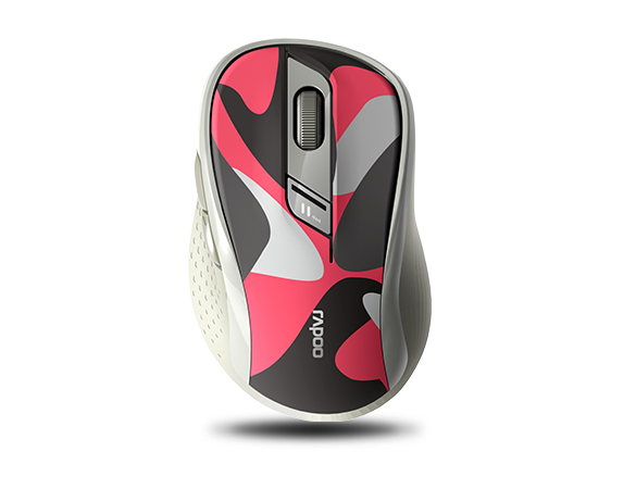 Rapoo M500 Silent - Maus - optisch - 6 Tasten - kabellos - 2.4 GHz, Bluetooth 4.0, Bluetooth 3.0, Ansicht 2