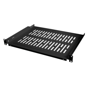 LogiLink Rack - Regal - Schwarz, RAL 9005 - 1U - 48.3 cm (19), Ansicht 2