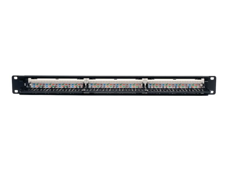 Tripp Eaton Tripp Lite Series 24-Port Cat5e Cat5 Rackmount Patch Panel 568B 110 Punch 1URM - Patch Panel - CAT 5e - 1U - 48.3 cm (19)