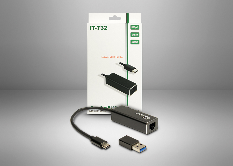 Inter-Tech IT-732 - Netzwerkadapter - USB 3.0, Ansicht 2