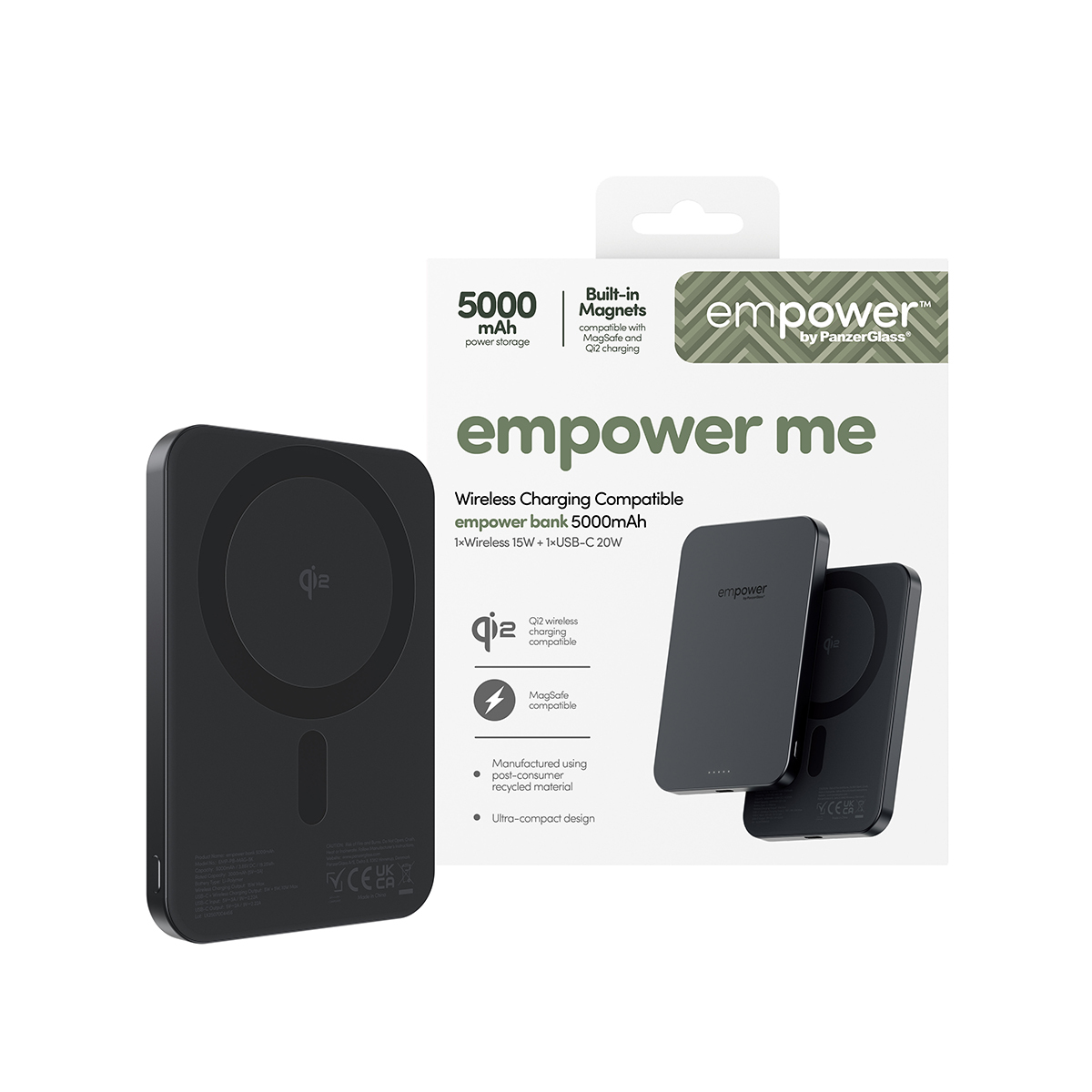 PanzerGlass empower by Tradlos power bank - Batterie, Ansicht 2