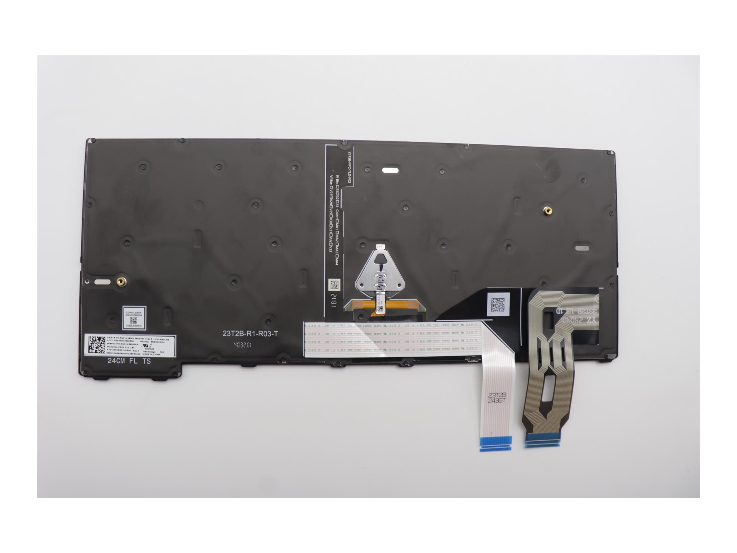 Lenovo NB_KYB CS24 FL TOP BK-BL TRI - TL: UK, QWERTY, Ansicht 3