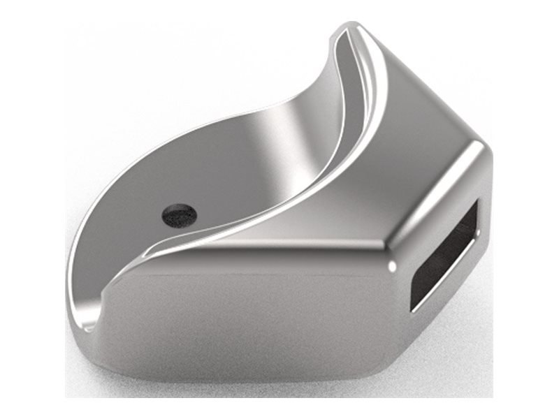 Compulocks Ledge Lock Adapter for MacBook Air 15" M2-M4 with Combination Cable Lock Silver - Sicherheitskit - Kombinationsschloss - für Apple MacBook Air (15.3 Zoll, M2, Mitte 2023)
