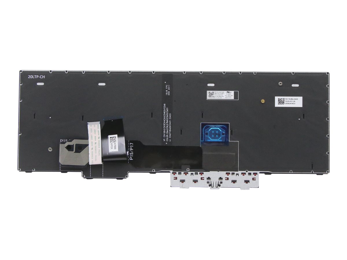 Lenovo Chicony - Ersatztastatur Notebook - mit Trackpoint - TL: Deutsch, QWERTZ, Ansicht 4