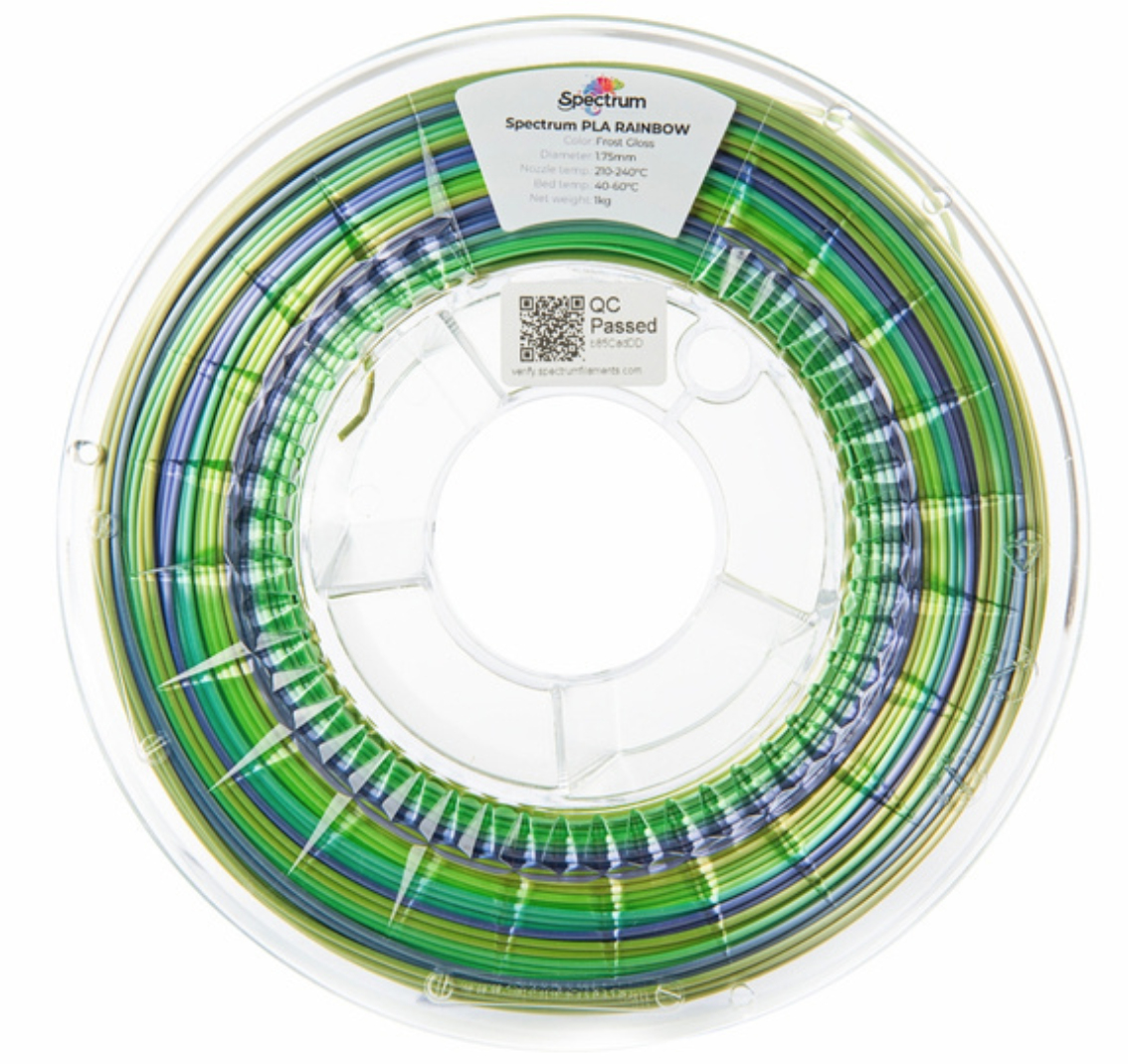 Spectrum Filaments Filament· PLA SILK Rainbow· FROST GLOSS· 1.75mm· 1kg, Ansicht 2