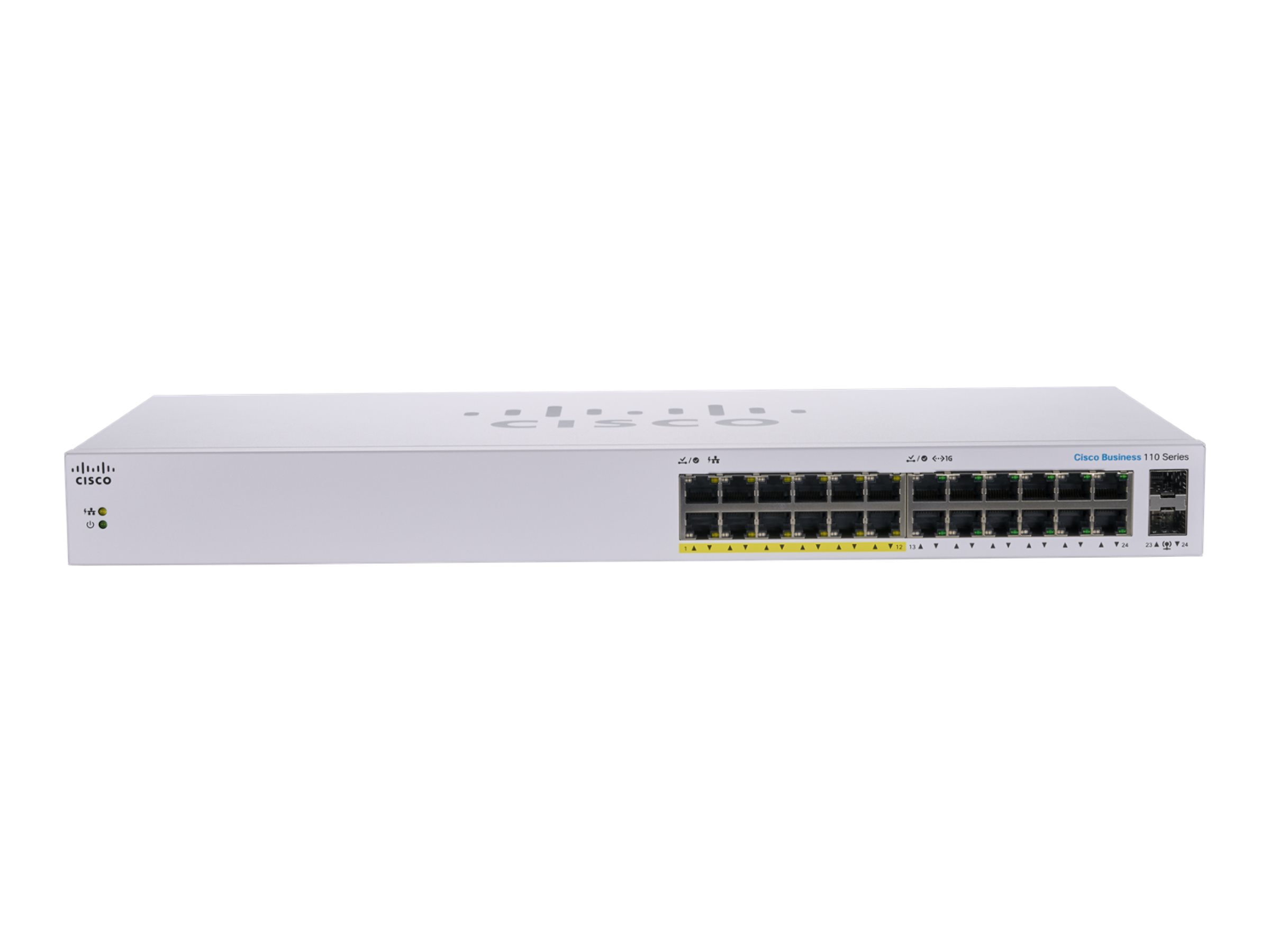 Cisco Business 110 Series 110-24PP - Switch - unmanaged - 12 x 101001000 (PoE)