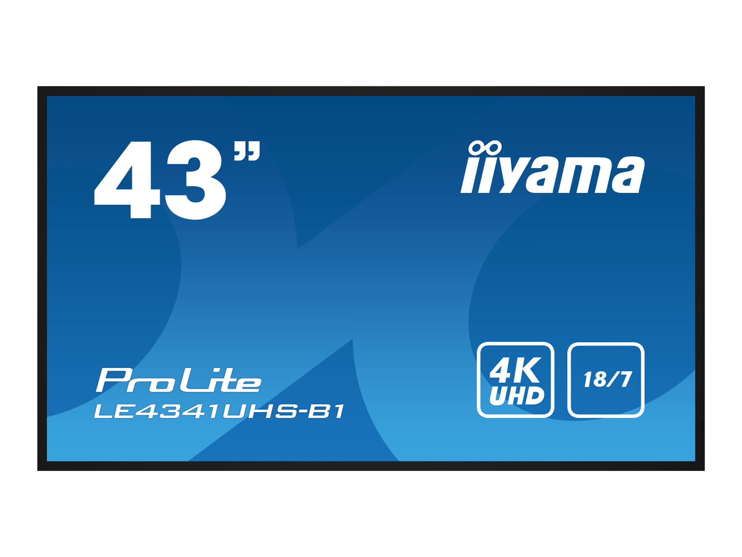 Iiyama DS LE4341UHS 108cm IPS 43/3840x2160/VGA/3xHDMI