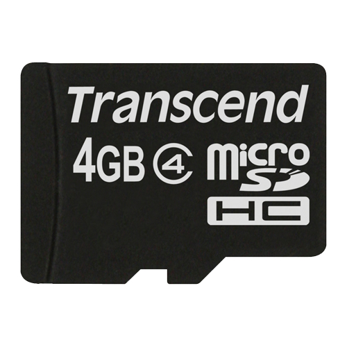 Transcend Flash-Speicherkarte - 4 GB - Class 4, Ansicht 2