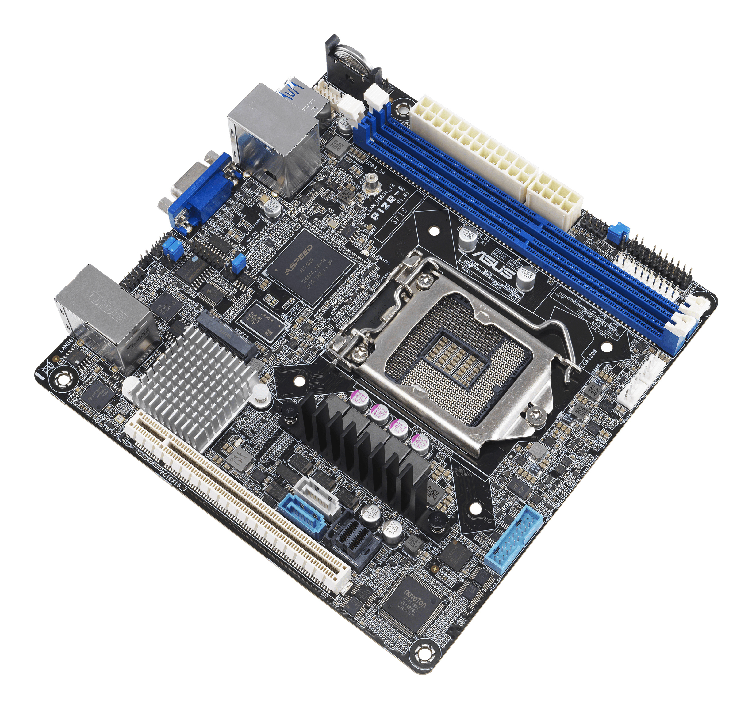 ASUS P12R-I - Motherboard - Mini-ITX - LGA1200-Sockel, Ansicht 2