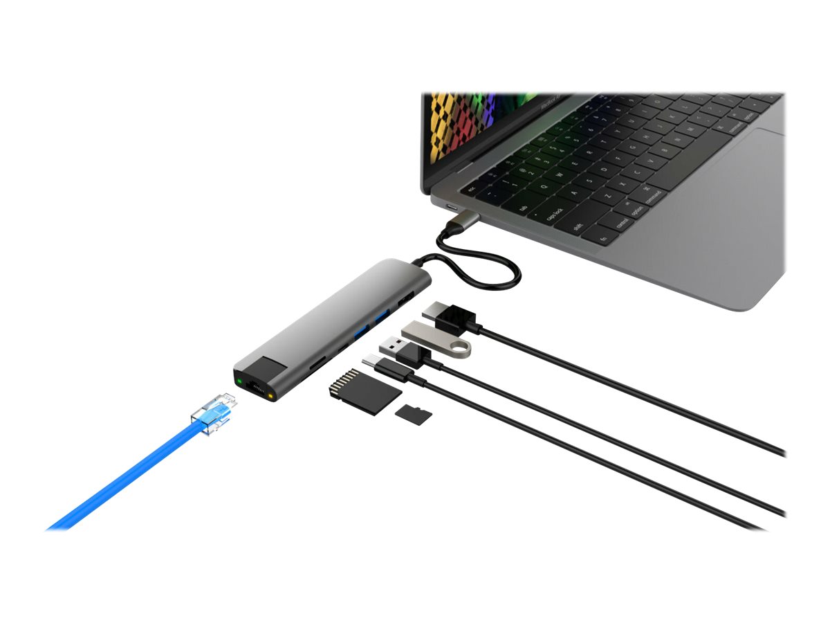 Targus HyperDrive 7-in-1 - Dockingstation - USB