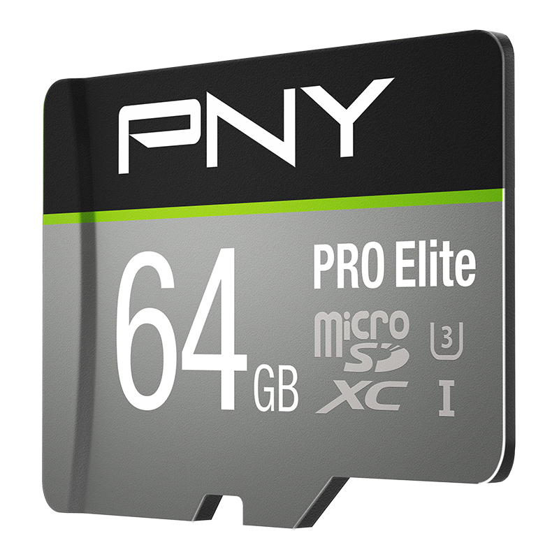 PNY PRO Elite - Flash-Speicherkarte (microSDXC-an-SD-Adapter inbegriffen), Ansicht 2