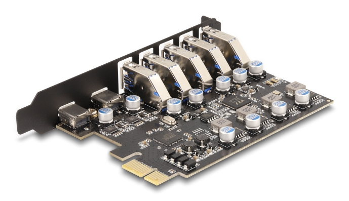 Delock USB 5 Gbps PCI Express x1 Karte zu 5 x extern - PCI-Express, Ansicht 3
