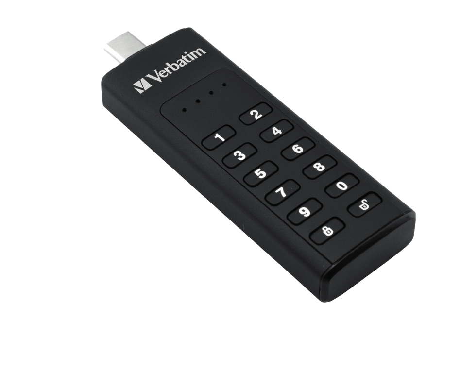 Verbatim Keypad Secure - USB-Flash-Laufwerk - verschlüsselt - 128 GB, Ansicht 2
