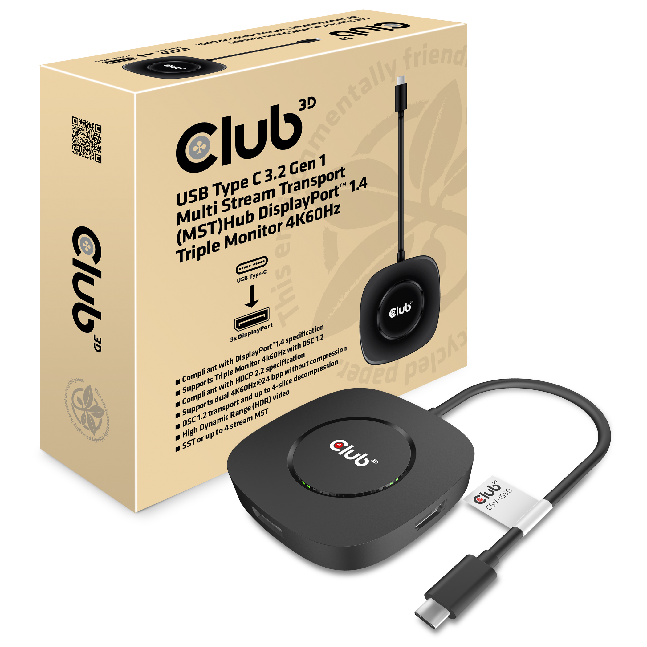 Club 3D Dockingstation - USB-C 3.2 Gen 1, Ansicht 4