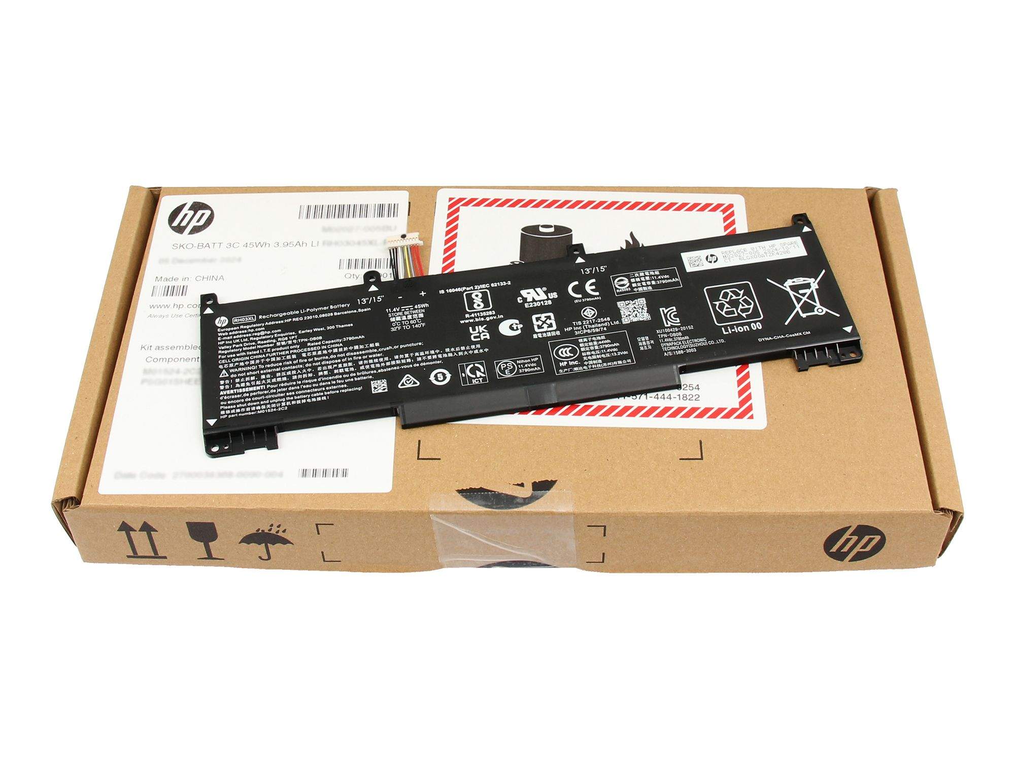 HP Long Life Battery - Laptop-Batterie - 3 Zellen, Ansicht 2