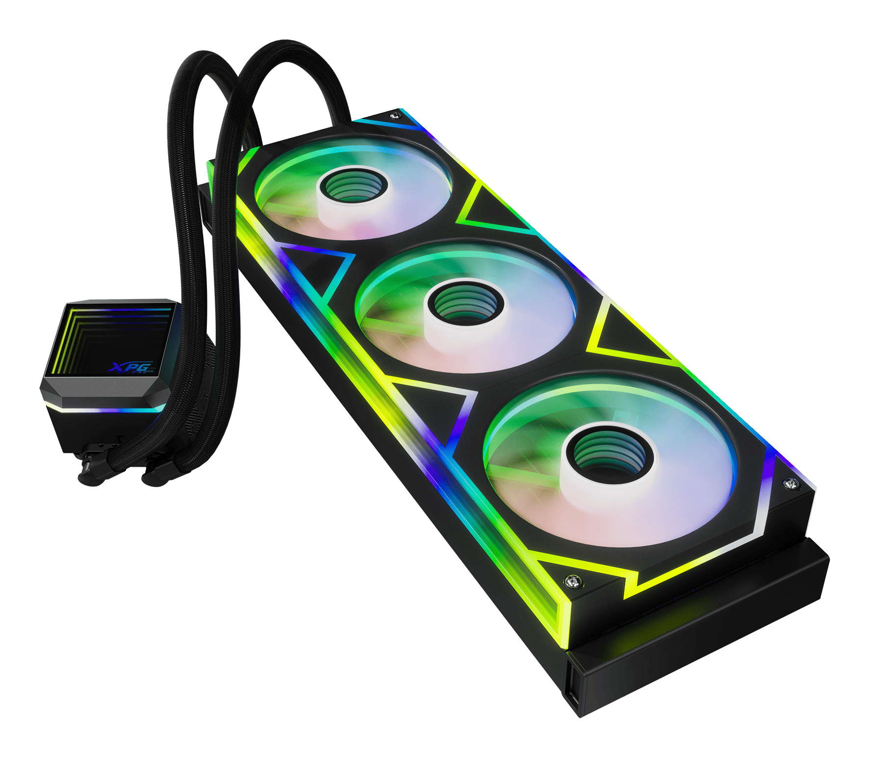 XPG WAK XPG LEVANTE II 360 (3*120mm ARGB Fan) schwarz, Ansicht 3