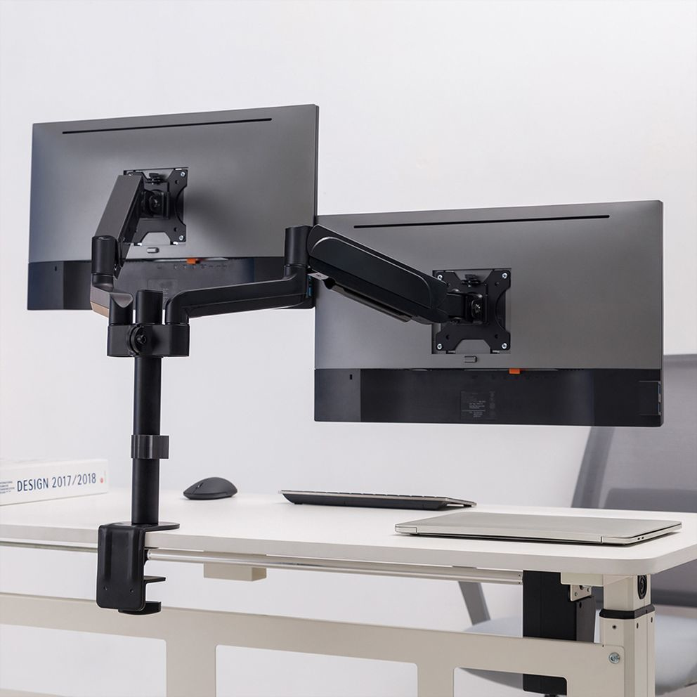 VALUE LCD-Dual-Arm Tisch-Traegerstange federgestützt, Ansicht 3