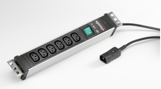 ROTRONIC-SECOMP BACHMANN - Steckdosenleiste - Eingabe, Eingang IEC 60320 C14 - Ausgangsanschlüsse: 6 (IEC 60320 C13), Ansicht 2