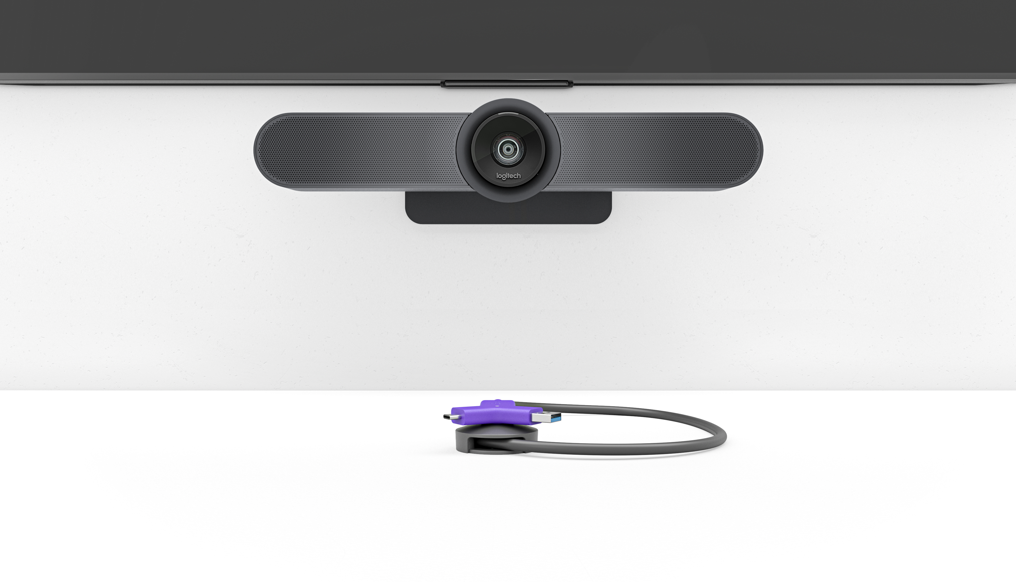 Logitech Swytch - Hub - 2 x HDMI + 1 x SuperSpeed USB + 2 x USB-C, Ansicht 2