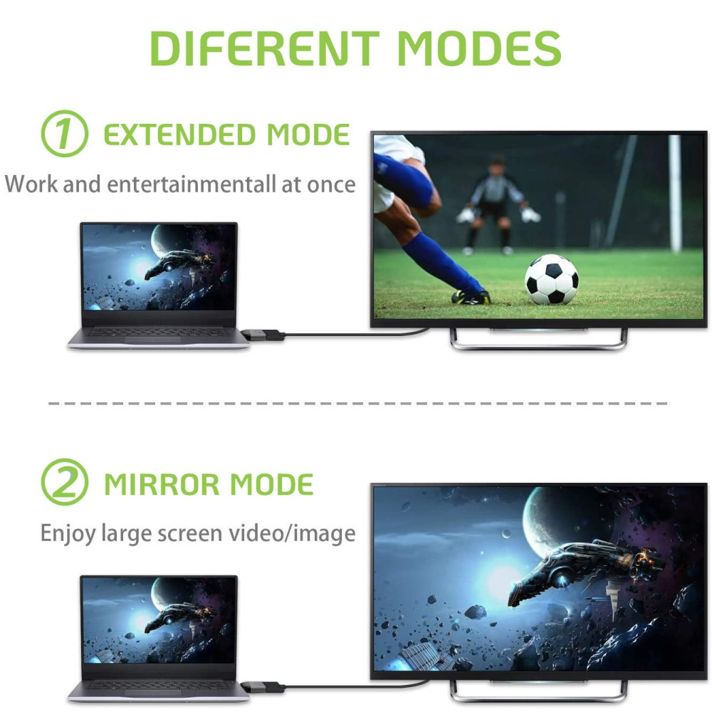 Techly IADAP USBC-MDP4K60 - USB Typ-C - 1 - 3840 x 2160 Pixel, Ansicht 4