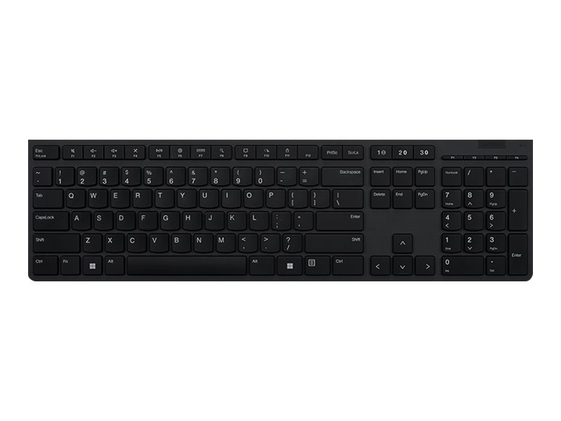 Lenovo Professional - Tastatur - Bluetooth, 2.4 GHz - Deutsch - Tastenschalter: Scissor-Key - Grau - braune Box - CRU