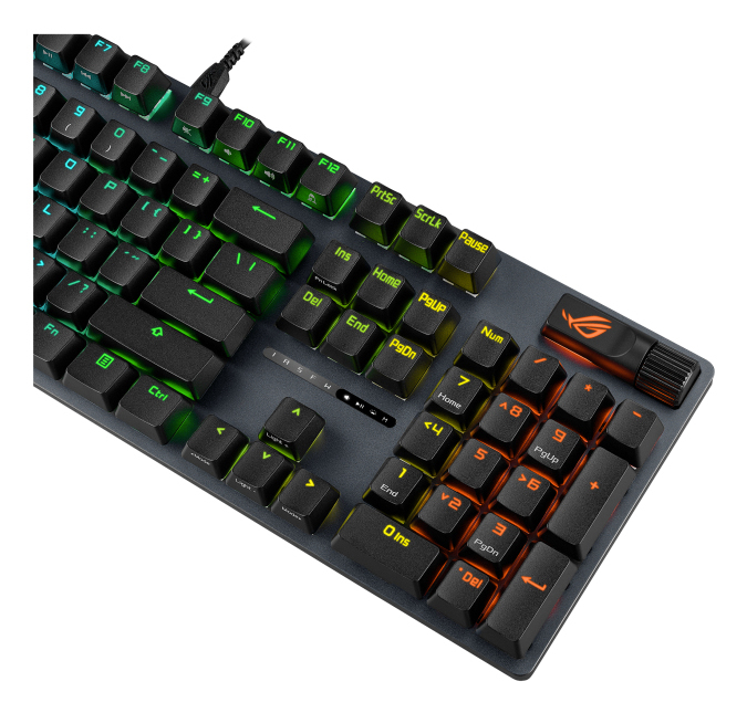 ASUS Tastatur ROG STRIX SCOPE II X CH (90MP03XF-BKWA00) - TL: Schweiz, QWERTZ, Ansicht 2