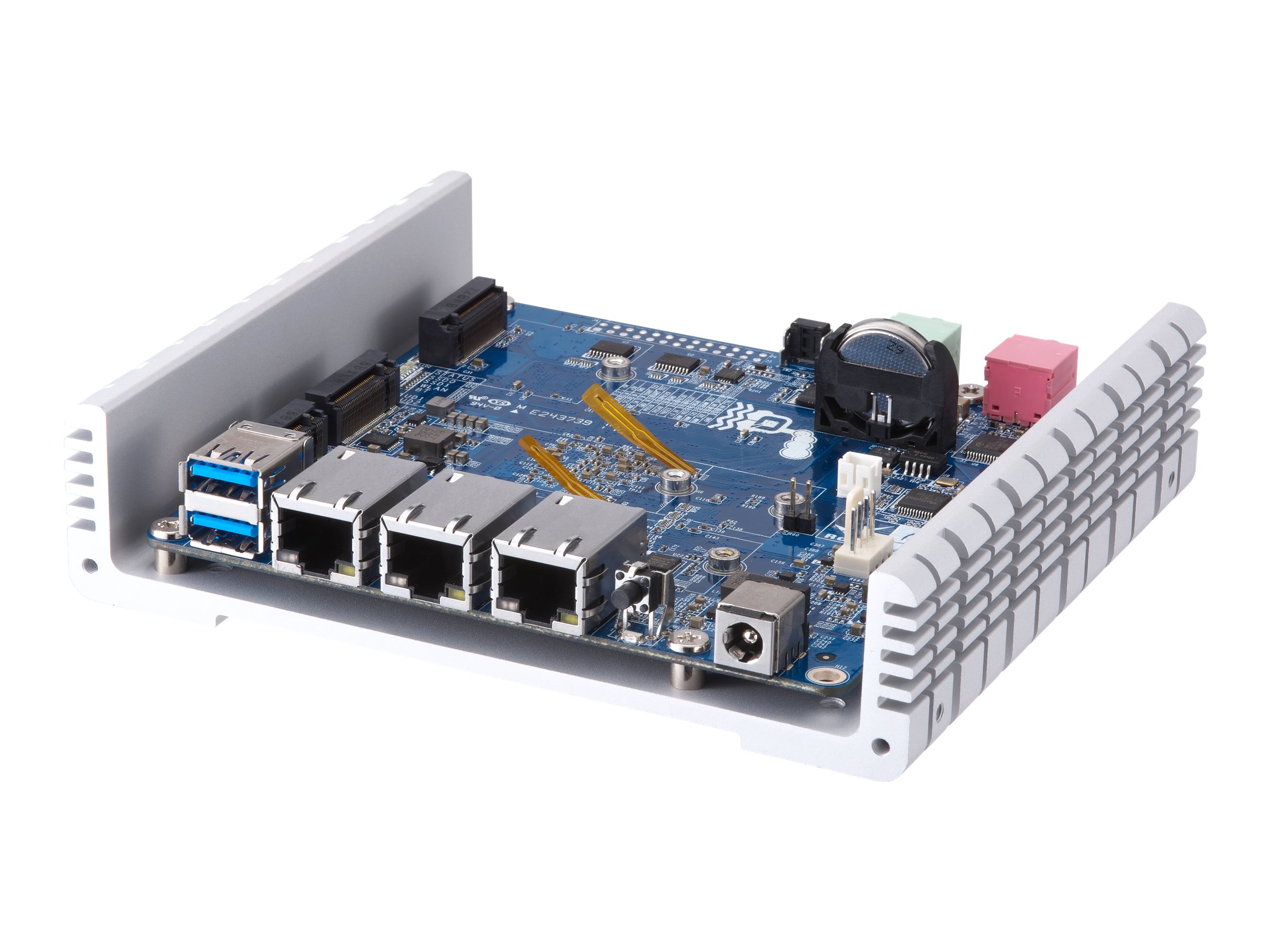 QNAP QBoat Sunny - Server - System Development Board mit Kühlkörpersockel - 1-Weg - 1 x Alpine AL-314 1.7 GHz - RAM 2 GB - Flash 512 GB - GigE - QTS Lite 4.3.3 - Monitor: keiner