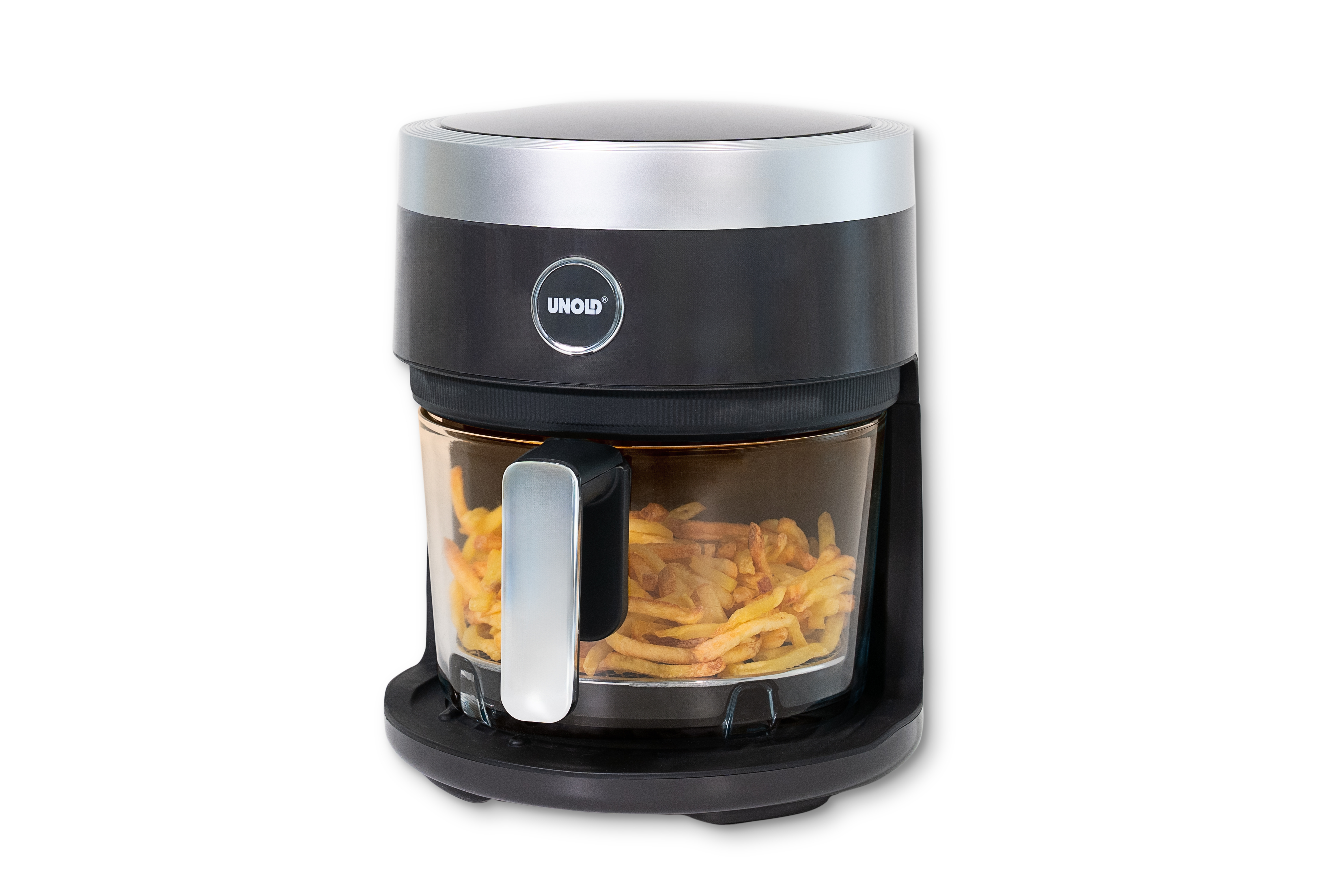 UNOLD Heißluftfritteuse GLAS 58695 - Heißluftfritteuse - 3,5 l - 0,8 kg - 65 °C - 200 °C - 60 min, Ansicht 3