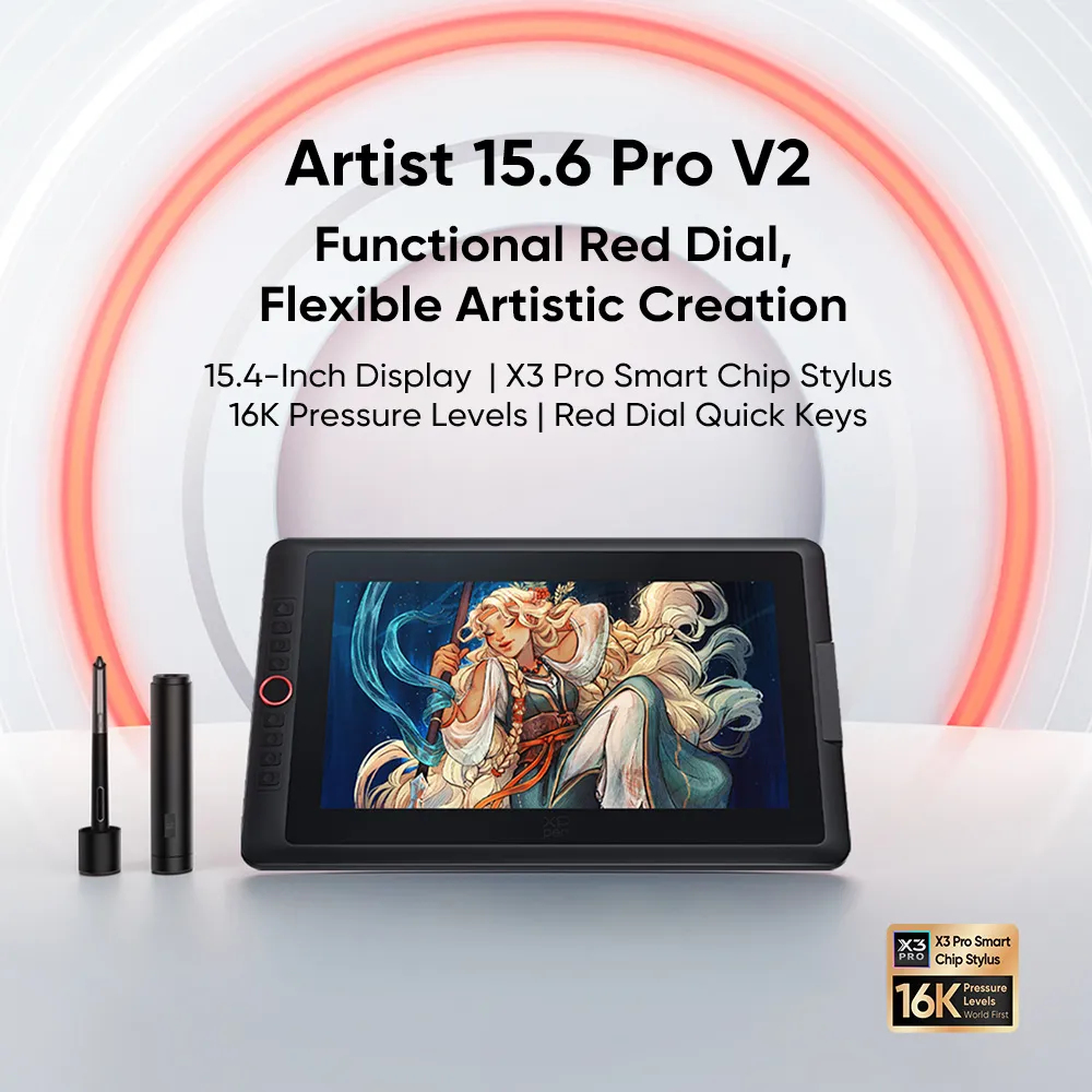 XP-Pen Artist 15.6 Pro V2 Grafikdisplay, Ansicht 2