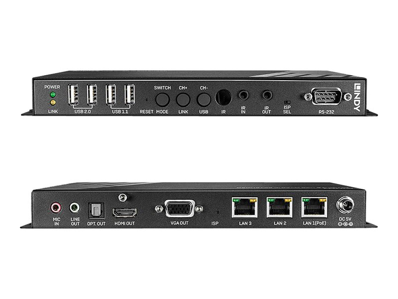 Lindy 4K HDMI & USB Over IP Extender - Receiver