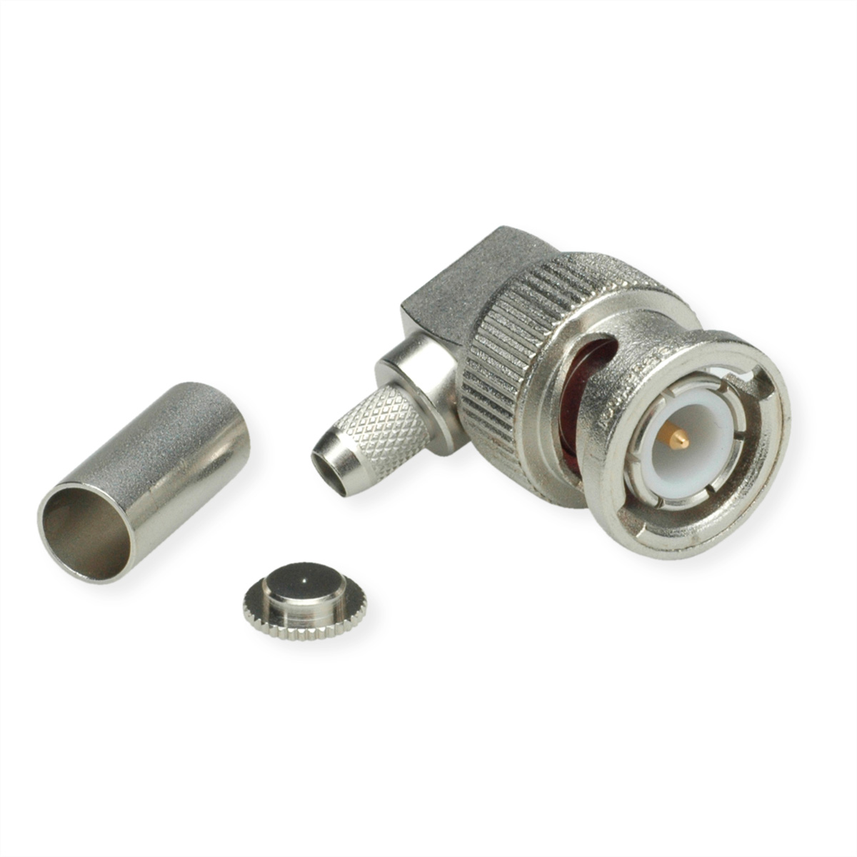 Telegärtner Karl Gärtner BNC-Winkelstecker 50 Ohm Crimp RG 223/U 100023340 - Kabel, Ansicht 2