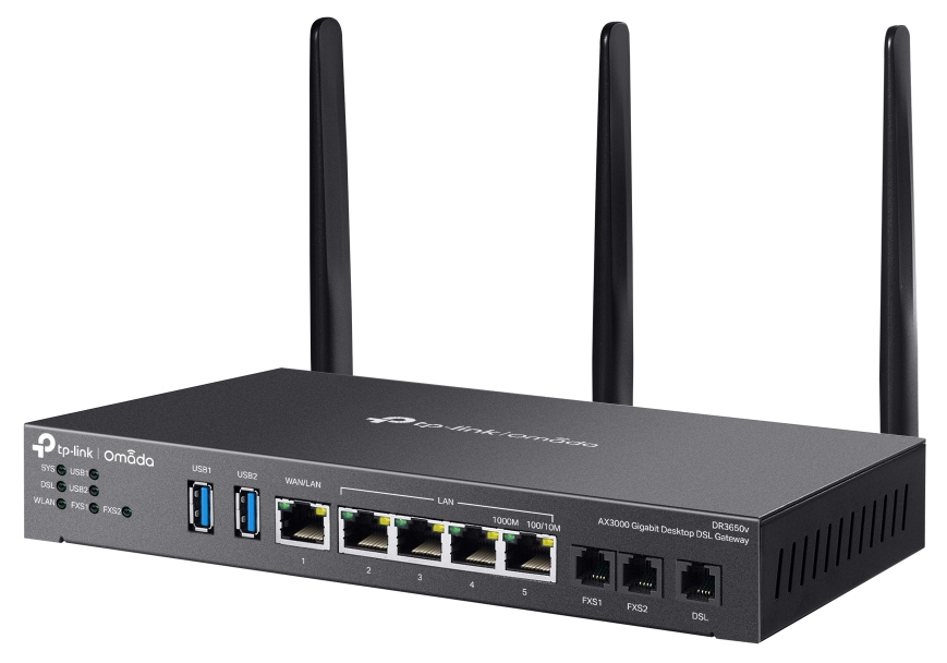 TP-LINK Omada DR3220v-4G V1 - Gateway - 1GbE, Ansicht 3